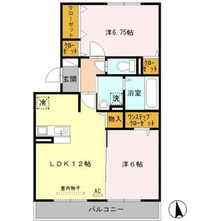 ミルキー ウェイ【2階】の間取り