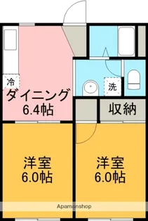 チャオ御殿場【1階】の間取り