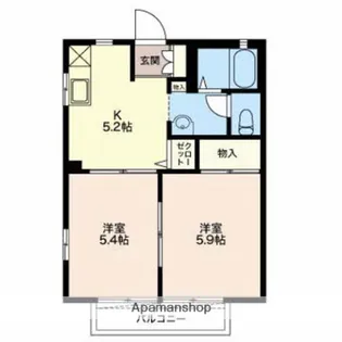 フレグランス21【2階】の間取り