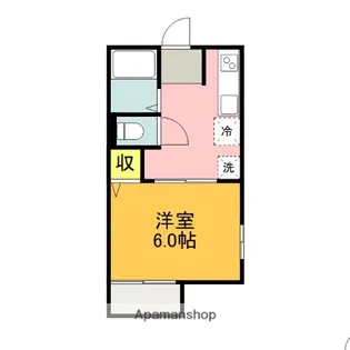 ローダンセ【203号室】の間取り