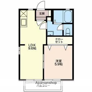 プレミールコート【2階】の間取り