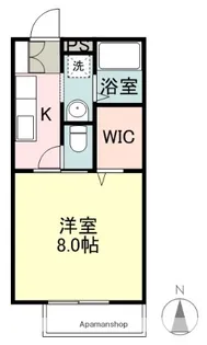 ロイヤルコートA B【1階】の間取り