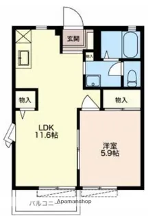 グリーンヒルズ【2階】の間取り