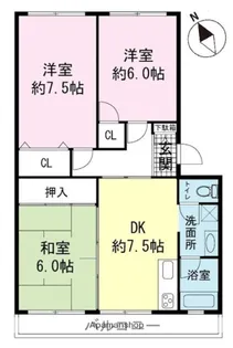 ヴィレッジセリザワ【2階】の間取り