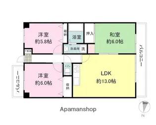 アバンデンスJUN【2階】の間取り