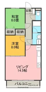 ガーデンヒル【1階】の間取り