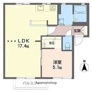 タウニー野村FG【1階】の間取り