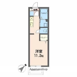 アン・ソレイユ【1階】の間取り