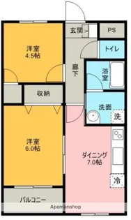 芹澤マンション【3階】の間取り
