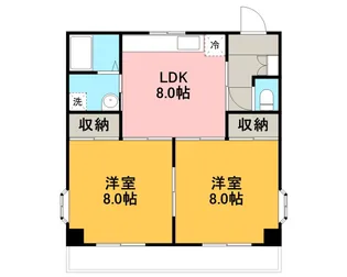 ザ・ロイヤル2000【1階】の間取り