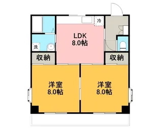 ザ・ロイヤル2000【1階】の間取り