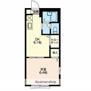 サンモール MAI C棟【1階】の間取り