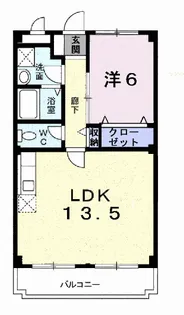 セントラルパークハイツ【2階】の間取り