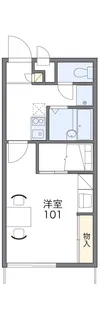 レオパレスOYAMA【102号室】の間取り