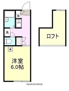 メゾンハーモニー【1階】の間取り
