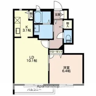 C’est La Vie【1階】の間取り