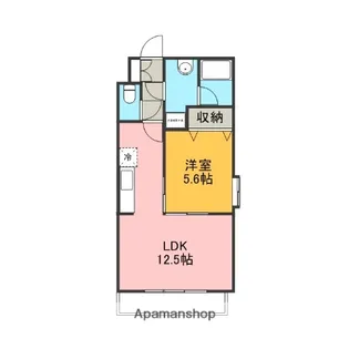 ボアーソルテ【2階】の間取り