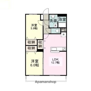 グランド ユー【2階】の間取り