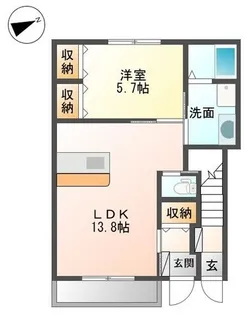 ルミナス・ガーデン【1階】の間取り