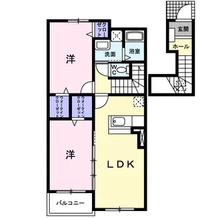 ディスカバリー C【2階】の間取り