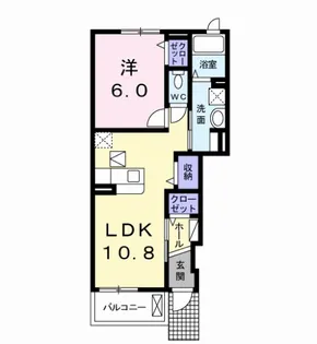 サンブリーズS【1階】の間取り