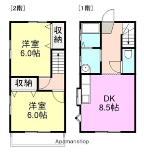 静岡県御殿場市川島田【テラスハウス】の間取り
