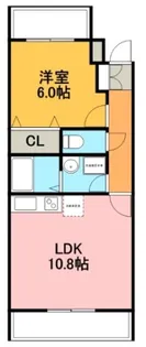 ピエデルモンテ香貫【1階】の間取り