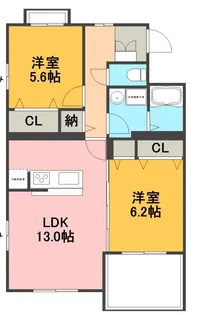 ルミナスコート【1階】の間取り