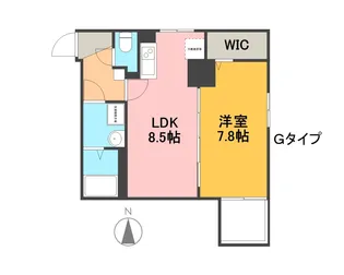 セルビシオ【8階】の間取り