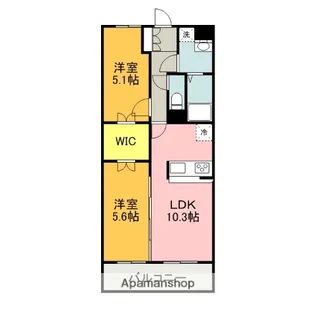 リーベンR【3階】の間取り