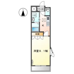 サニーコーポ【1階】の間取り