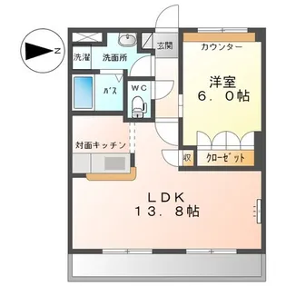 リンデンバウム【205号室】の間取り