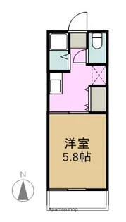 レトア野木村【201号室】の間取り