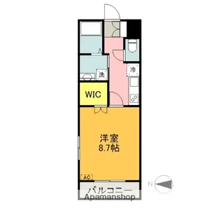 フェリスタ西条町【3階】の間取り