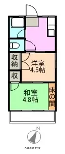シティハイム富士【102号室】の間取り