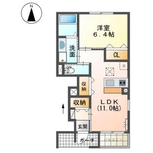 マハロ【1階】の間取り