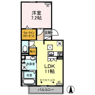 グランシャリオN【3階】の間取り