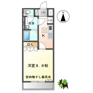 ピュアハイツ【1階】の間取り