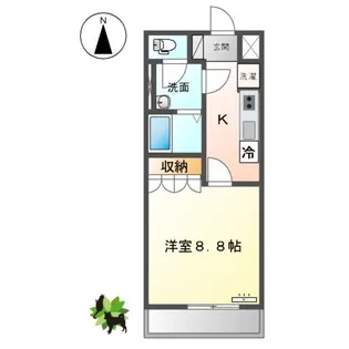 ピュアハイツ【2階】の間取り
