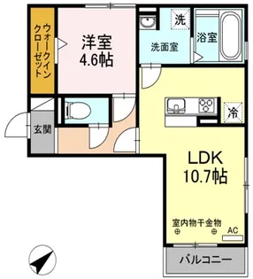 アルカンシェル【2階】の間取り