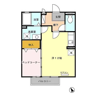 リヴェールタキ【2階】の間取り