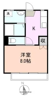 フラットN【2階】の間取り