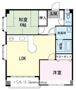 ドリームパレス【2階】の間取り