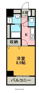 LIBERTE GOTENBA【501号室】の間取り