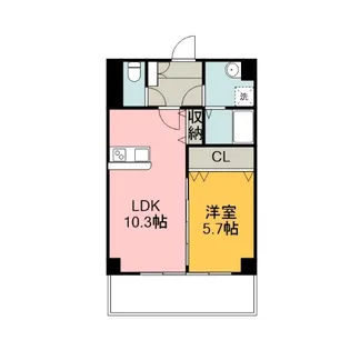 フィラトゥーラ山本被服第一ビル【4階】の間取り