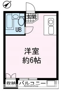 レスパーニャよしのB棟【210号室】の間取り