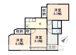 髙杉アパート【201号室】の間取り