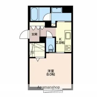 ベレオ フロレゾン Ⅱ【101号室】の間取り