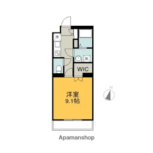 チェスターコート【402号室】の間取り