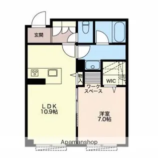 GRAND SOLEIL【102号室】の間取り